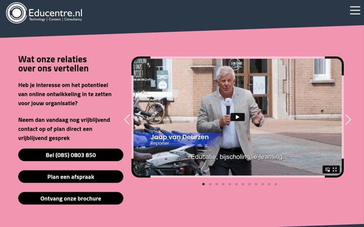 Screenshot of educentre.nl