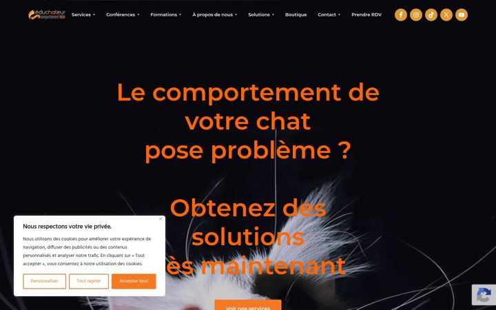 Screenshot of educhateur.fr