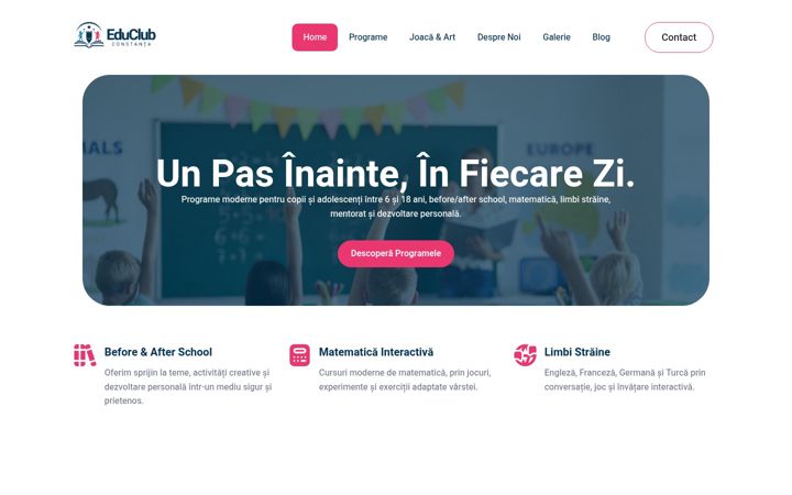 Screenshot of educlubconstanta.com
