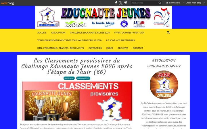 Screenshot of educnaute-infos.com