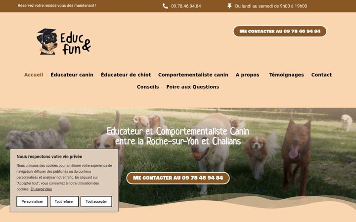 Screenshot di educnfun.fr
