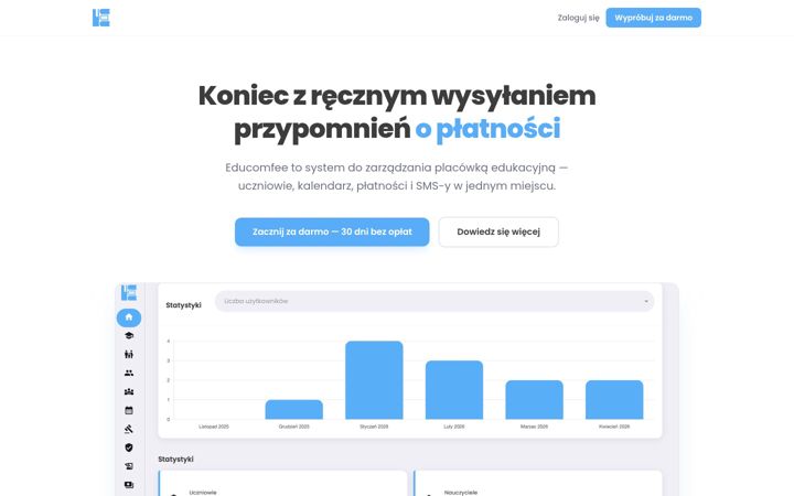 Screenshot of educomfee.com