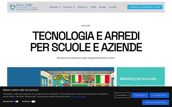 Screenshot of educorp.it