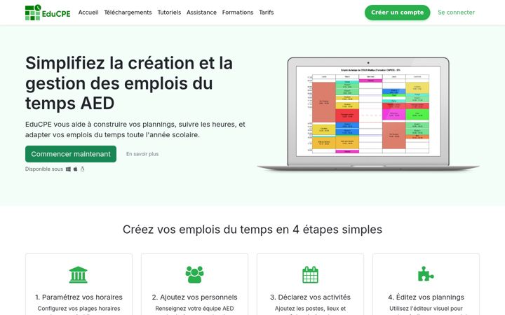Screenshot of educpe.fr