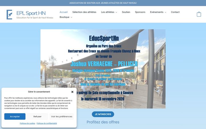 Screenshot of educsporthn.ch