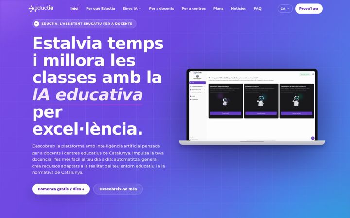 Screenshot of eductia.com