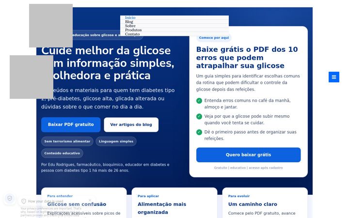 Snímek obrazovky edudiabetes.com.br