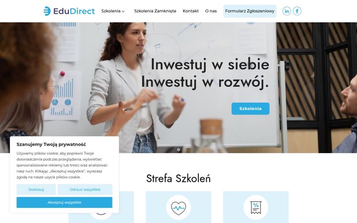 Screenshot of edudirect.pl