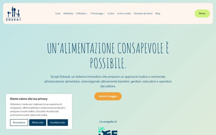 Screenshot of edueat.it