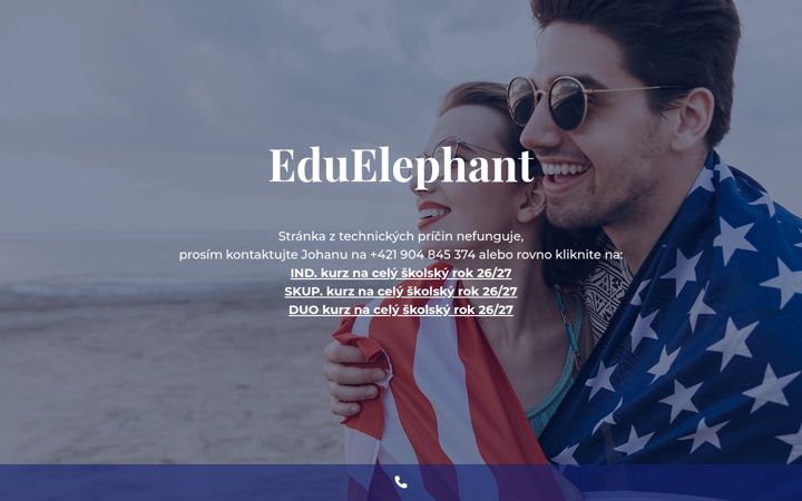 Screenshot of eduelephant.sk