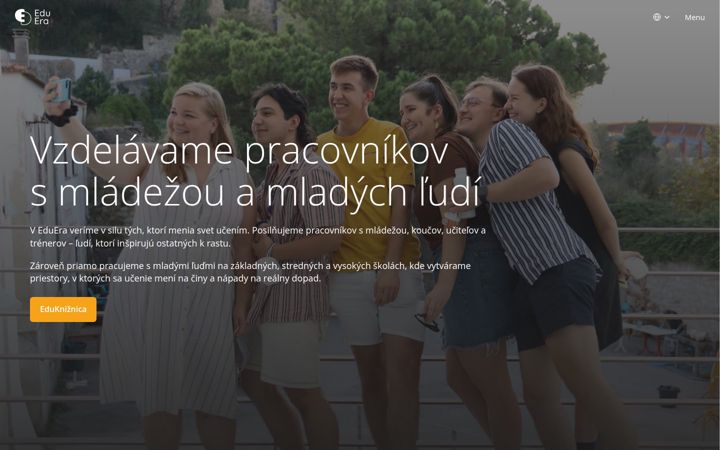 Screenshot of eduera.sk