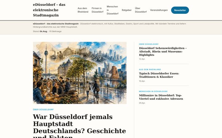 Screenshot of eduesseldorf.de