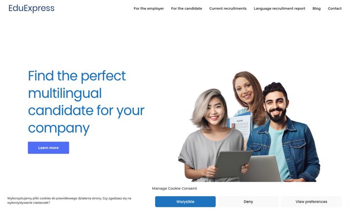 Screenshot του eduexpress.pl