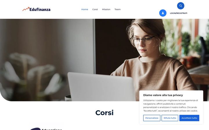 Screenshot of edufinanza.org