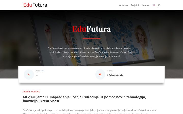 Screenshot of edufutura.hr