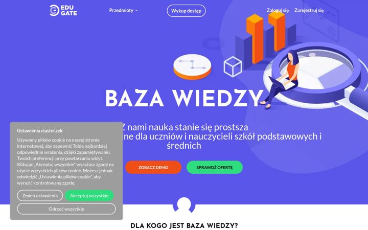 Screenshot του edugate.pl