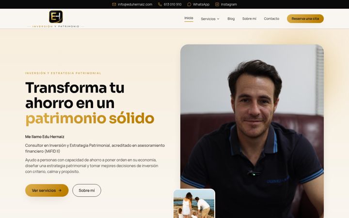Screenshot of eduhernaiz.com