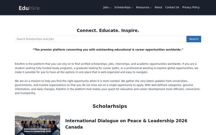 Ekrano kopija eduhire.blog