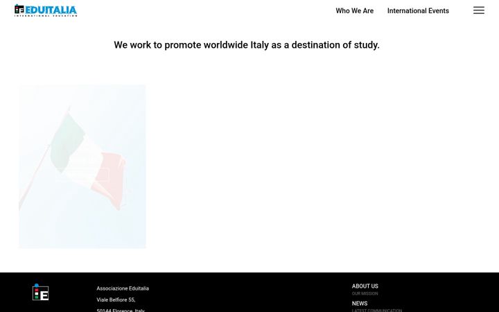 Snímek obrazovky eduitalia.org
