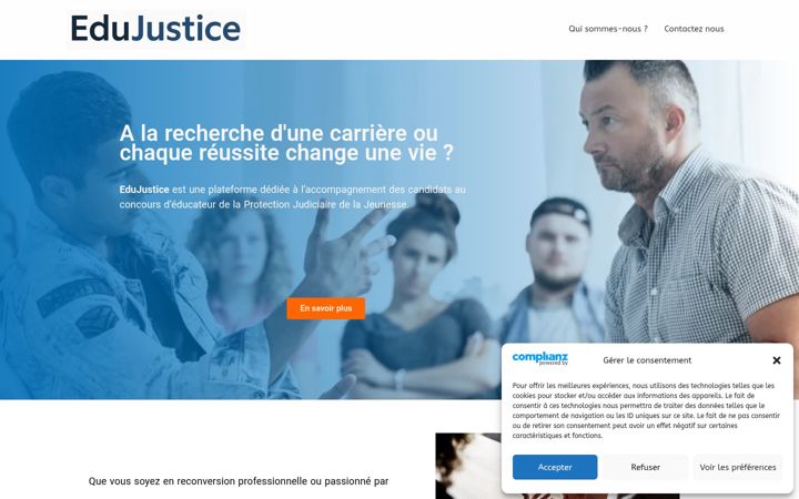 Screenshot of edujustice.fr