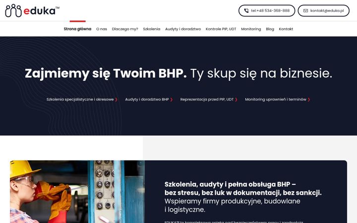 Screenshot του eduka.pl