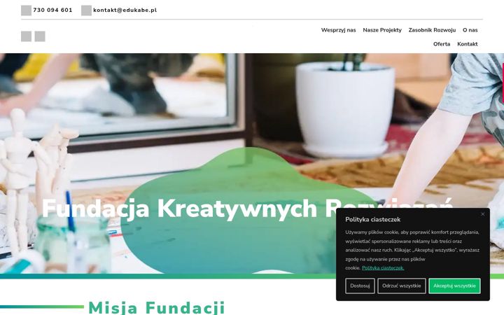 Screenshot του edukabe.pl