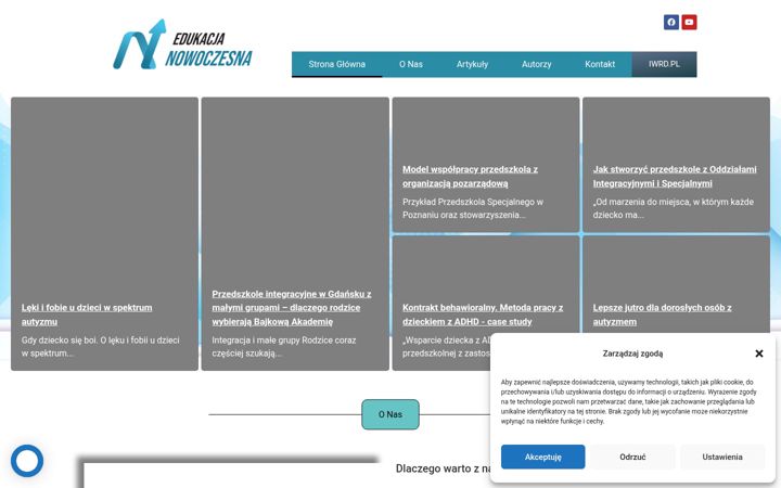 Captura de pantalla de edukacja-nowoczesna.pl