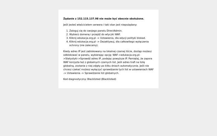 Screenshot of edukacja.org.pl