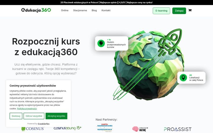 Screenshot of edukacja360.pl