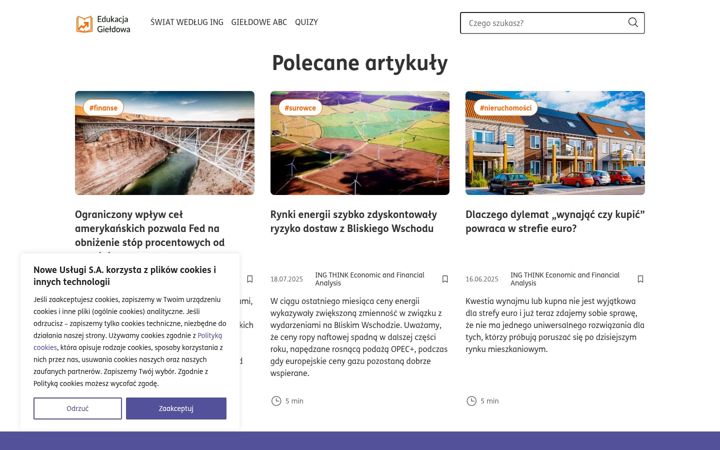 Screenshot of edukacjagieldowa.pl