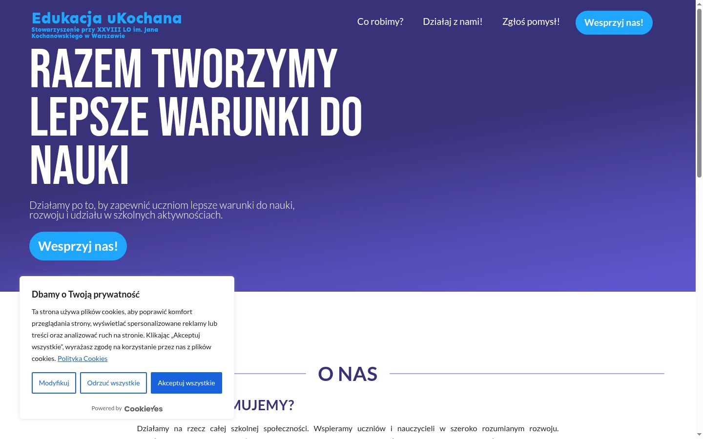 Snímek obrazovky baneru souhlasu zobrazeného před jakoukoli interakcí