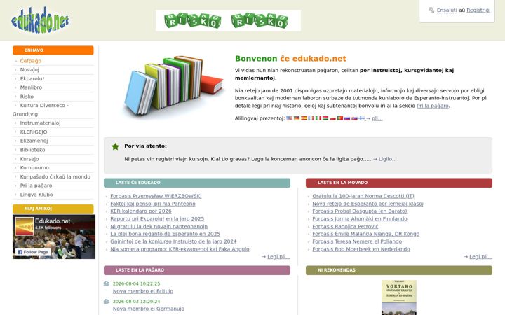 Screenshot of edukado.net