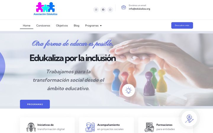 Screenshot of edukaliza.org