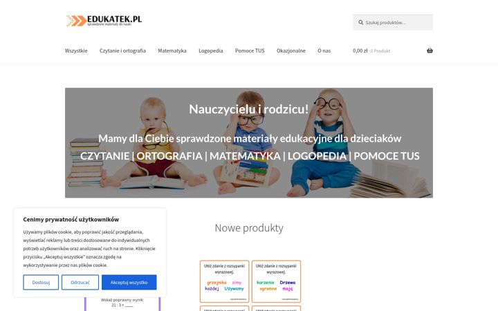 Screenshot of edukatek.pl