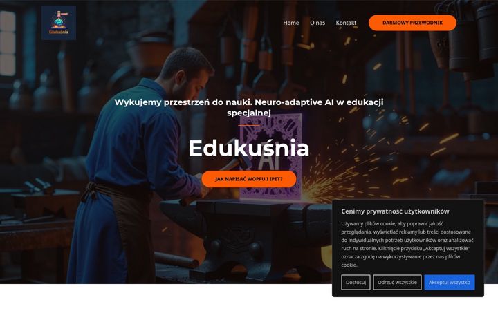 Ekrānuzņēmums no edukusnia.pl