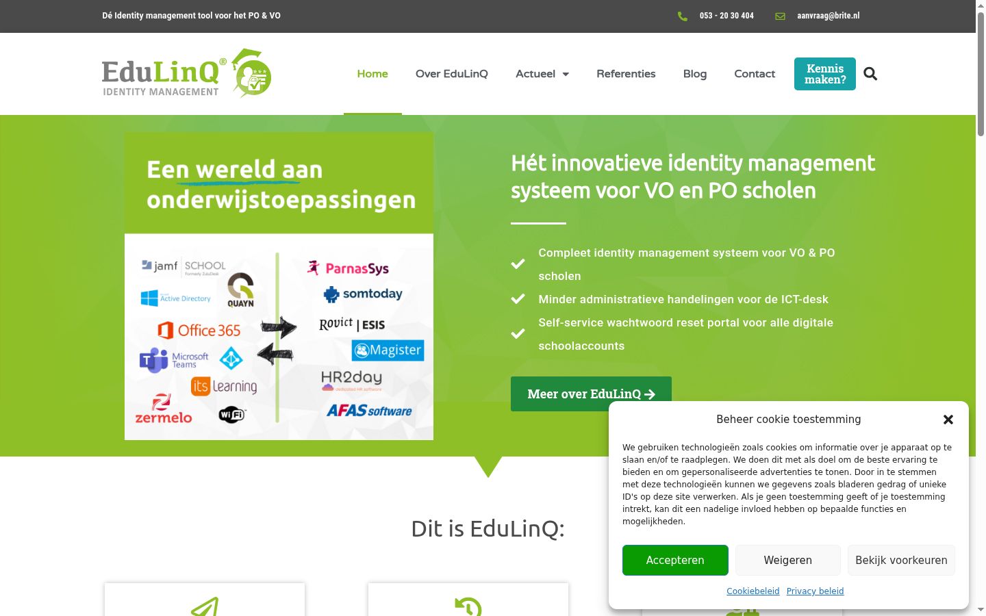 Screenshot tal-banner tal-kunsens muri qabel kwalunkwe interazzjoni