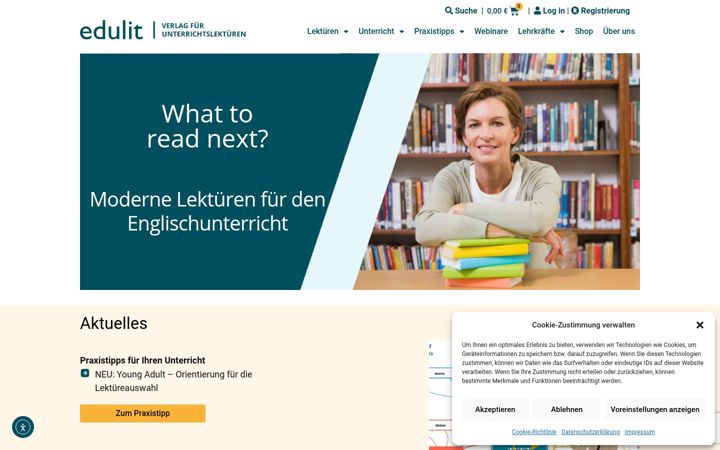 Snimka zaslona za edulit.de