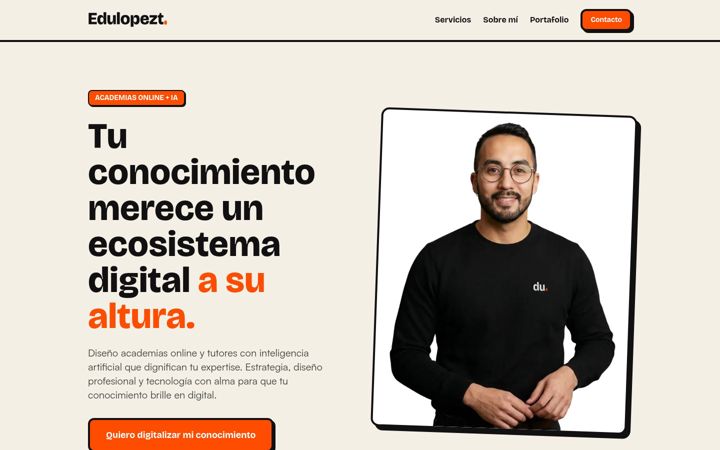 Screenshot of edulopezt.com