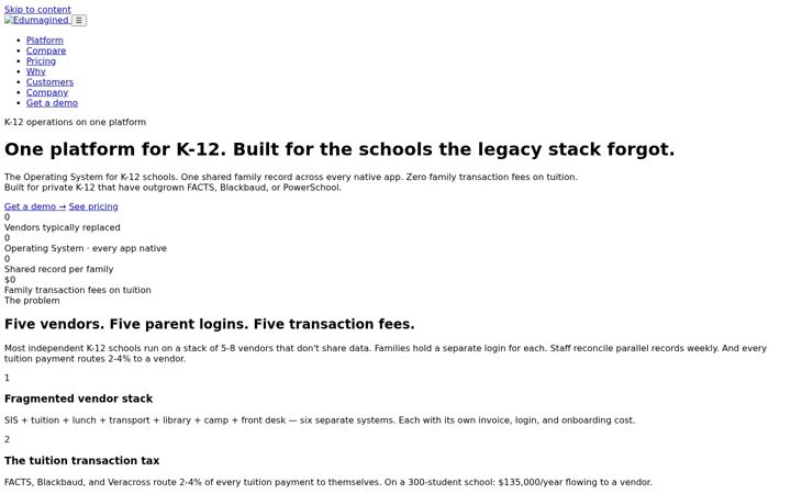 Screenshot of edumagined.com