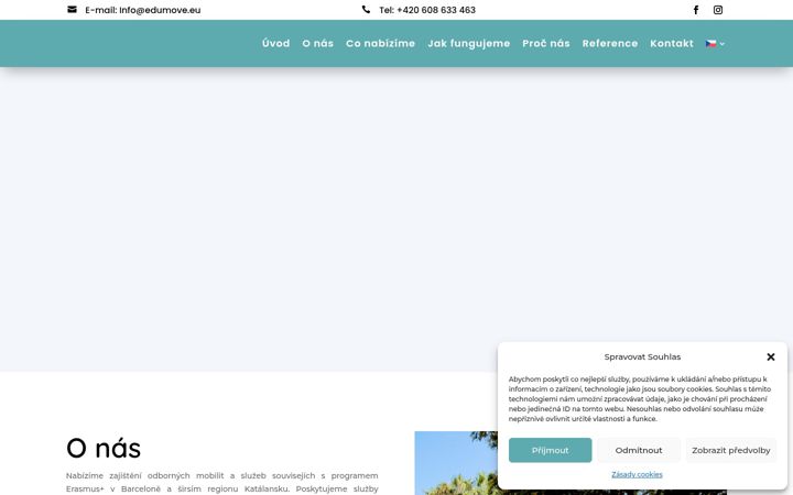Screenshot of edumove.eu