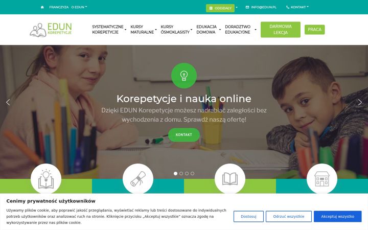 Screenshot of edun.pl
