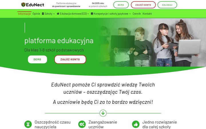 Screenshot of edunect.pl