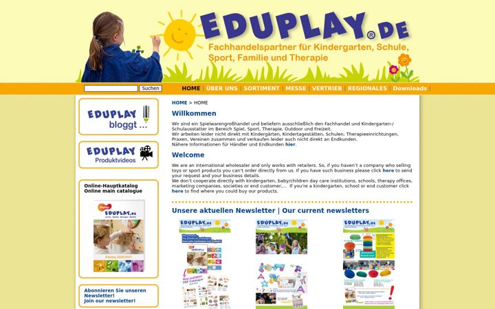 Screenshot of eduplay.de