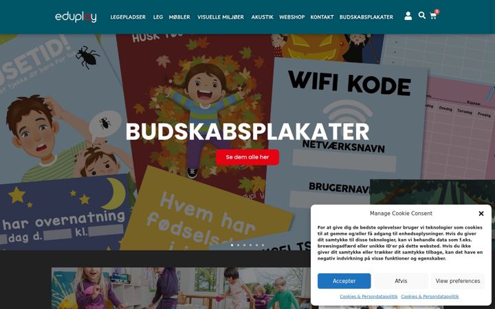 Ekraanipilt saidist eduplay.dk