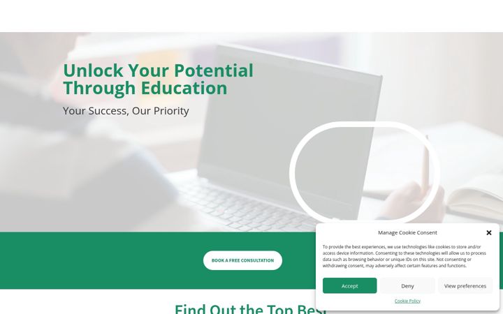 Screenshot of edupontis.uk