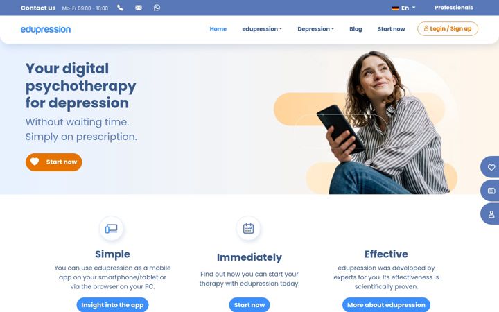 Screenshot of edupression.com