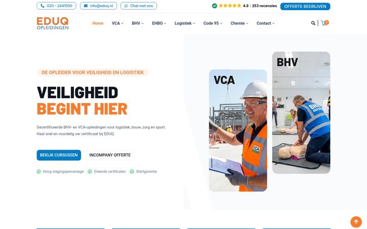 Screenshot ta' eduq.nl