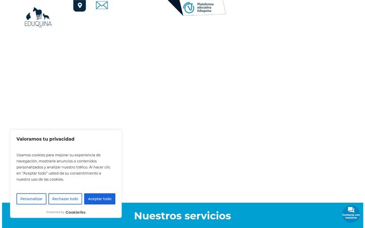 Screenshot of eduquina.com