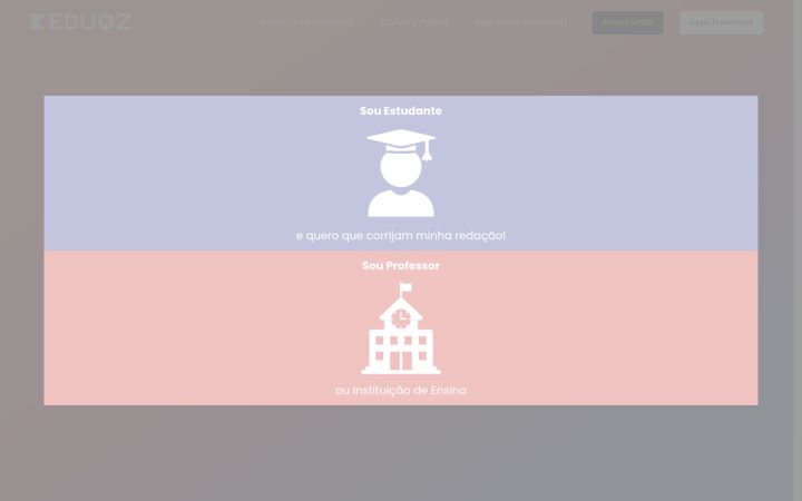Screenshot of eduqz.com.br