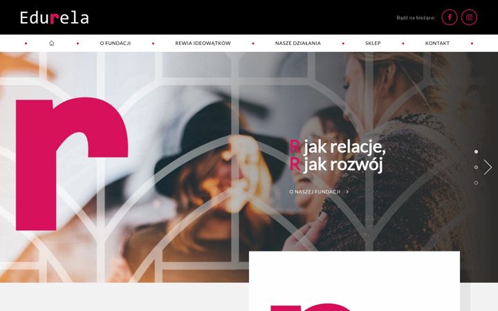 Screenshot of edurela.pl
